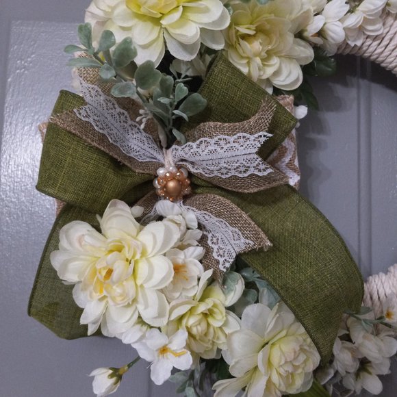 Spring Rope wreath - Picture 3 of 3